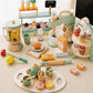 Wooden Toy Play Kitchen Accessories