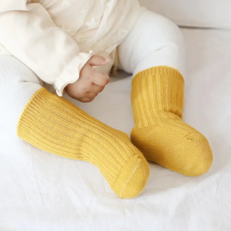 Cotton Ribbed Socks