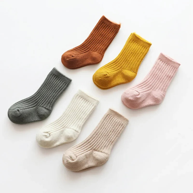 Cotton Ribbed Socks