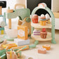 Wooden Toy Play Kitchen Accessories