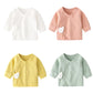 Comfortable Solid Toddler Long Sleeve Tops