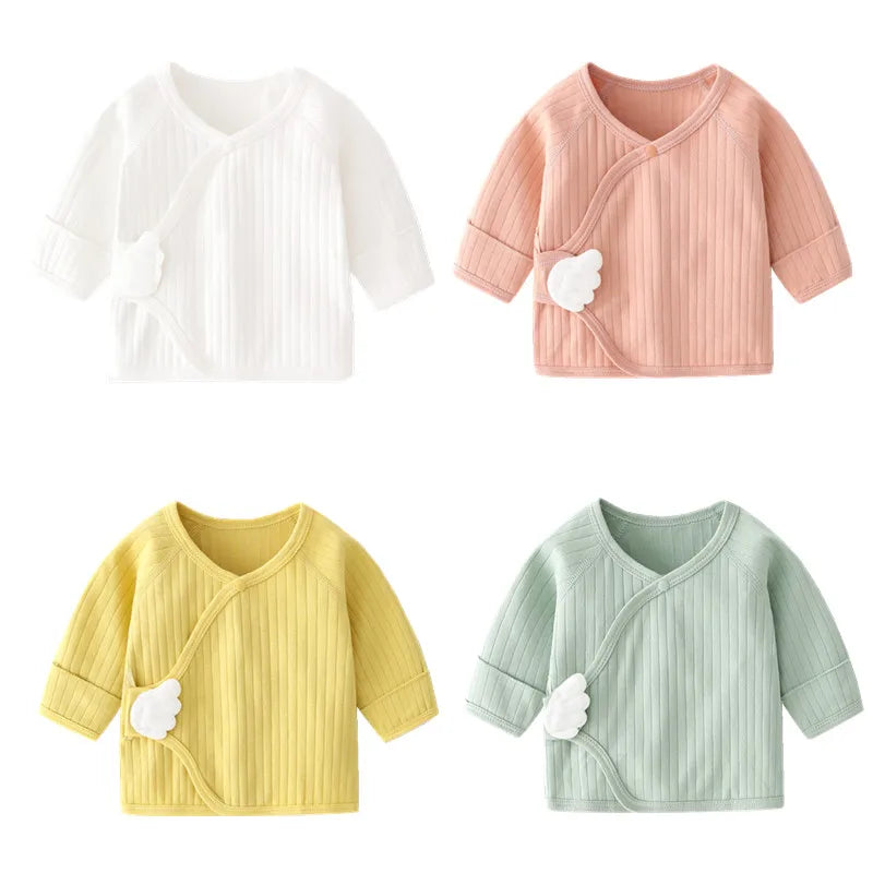 Comfortable Solid Toddler Long Sleeve Tops