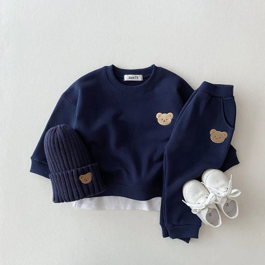 Matching Bear Tracksuit Set